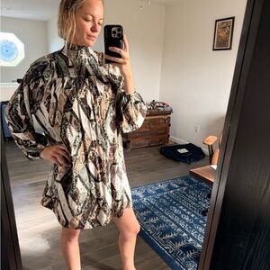 Stylish Snake Print Dress